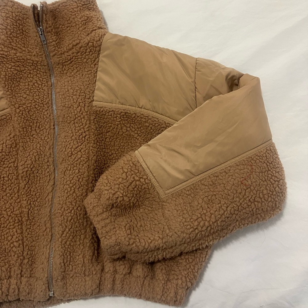 Missguided Brown Teddy Jacket